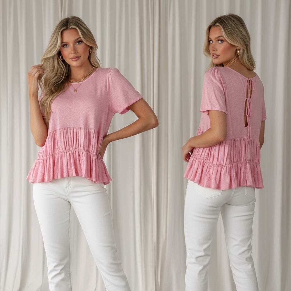 Chelsea and violet top ruffle tiered